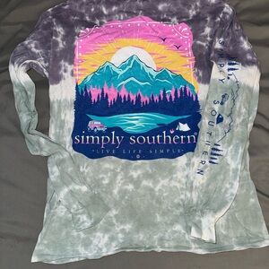 Simply Southern Tie-Dye Long Sleeve Shirt